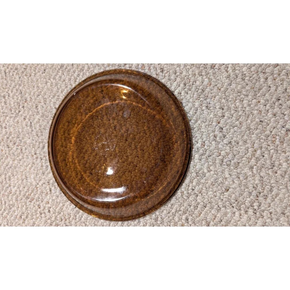 Vintage Anchor Hocking Pie Plate Amber Glass Baking Dish